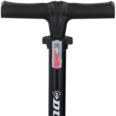 Pompë dyshemeje Dunlop Floor Pump, 12 bar, për biçikletë, e zezë