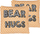 Set jastëkësh fëmijësh RADZKOT Bear Hugs, 2 copë, pambuk, 40 x 40 cm, portokalli