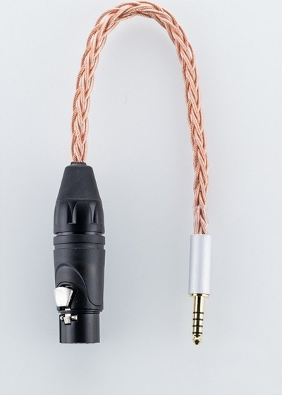 Аудио адаптер Moondrop UP, 4PIN XLR во 4.4mm, 30cm, црн