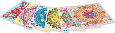 Set kreativ PlayMais TRENDY Mosaic Mandala, 3200 copa, për kalamaj