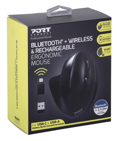 Maus Port Designs 900706-BT, RF Wireless+Bluetooth, i zi
