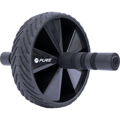 Rrotë ushtrimesh PURE2IMPROVE 7089960, doreza të rehathme ergonomike, sipërfaqe antirrëshqitëse, e zezë