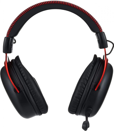Headset gaming HyperX Cloud II Wireless, 7.1 surround, për PC PS5 PS4 Nintendo Switch, i zi me të kuqe