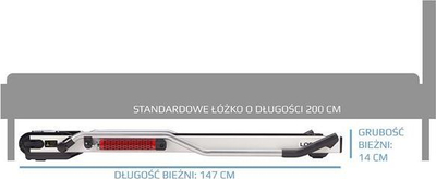 Trakë elektrike HMS Loop 15, 100 kg max, 0.75 HP, 6 km/orë, e zezë