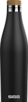 Shishe termike SIGG Meridian, 0.5L, çelik inox, e zezë
