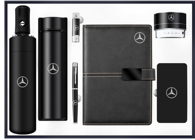 Set dhuratë Nrubi me dizajn Mercedes, DHCMZ , e zezë