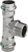 Tee presimi Viega Sanpress Inox 2317.1, 28mm x R3/4 x 28mm, çelik inox