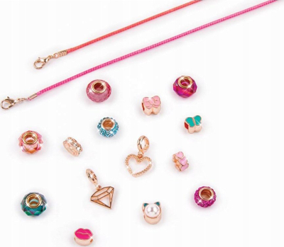Set byzylykësh Make It Real Halo Charm Bracelets Mini Box Pretty in Pink, kreativ, për fëmijë, rozë