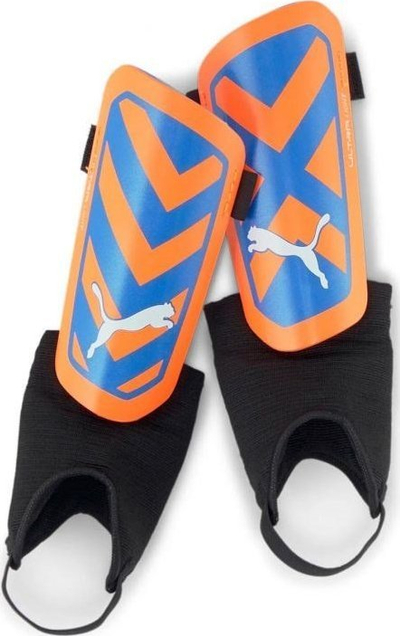 Mburoja futbolli Puma Ultra Light 030874-01, të lehta, me shkumë EVA, portokalli edhe blu