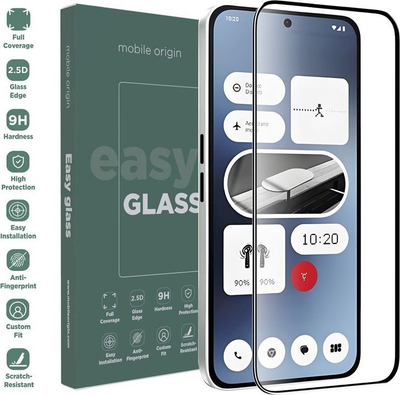 Xham mbrojtës ekrani Mobile Origin EasyGlass për Nothing Phone 2a, Double Strong, transparent