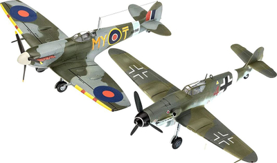 Set model avioni Revell Messerschmitt Bf-109 G-10 Combat, shkalla 1:72, niveli 3, kamuflazh jeshil