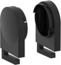 Kapak fundor për prizë shumëshe Bachmann CYCLE Desk End Cap Set, për tavolinë, për përdorim mrena, gri
