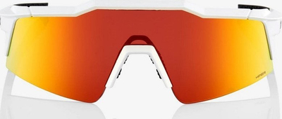 Syze sportive 100% SPEEDCRAFT SL, lente HiPER Red Mirror, të bardha