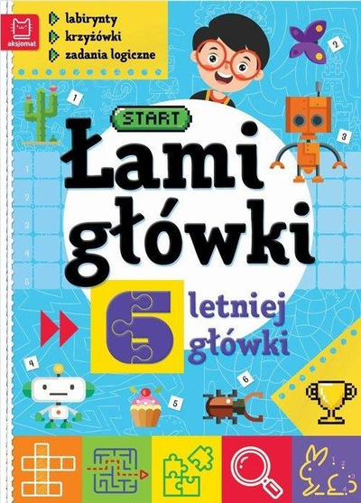 Libër me puzzle për kalamaj 6 vjeç, labirinte edhe fjalëkryqe, Botimi II