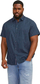 Këmishë për meshkuj Jack&Jones PLUS Plain Ditsy Detail, e kaltër