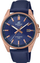 Orë dore Casio EFV-150CL-2AVUEF, me akrepa, rrip lëkure, blu