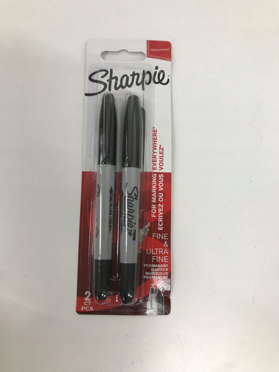 Marker permanent Sharpie Twin Tip, set 2 copë, i zi