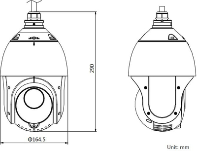 Kamerë IP PTZ Hikvision DS-2DE4225IW-EN T5, 2MP, PoE, e bardhë