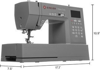 Makine qepse SINGER HD6805, automatike elektrike, me ekran LCD, gri