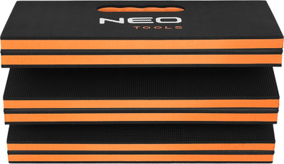 Tapet palosës për nën makinë NEO Tools, 1200 x 400 x 23 mm, 3 shtresa, i zi