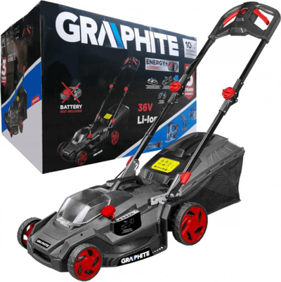 Kositëse me bateri Graphite 36V 58G033, e zezë / kuqe
