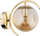 Aplik muror Alfa El Dorado Modern Glamour, 1xE14 10W, xham amber, ari