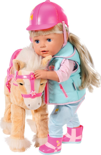 Kukull Zapf Creation BABY Born Big Sister Play &amp; Style, 43 cm, flokë bjonde