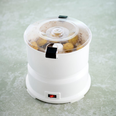 Qërues elektrik patatesh, 85W, mban rreth 1 kg, i bardhë