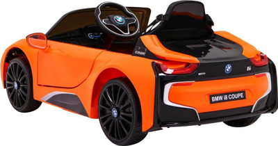 Makina elektrike për kalamaj Ramiz BMW i8 Lift, një vend, me telekomandë, e bardhë