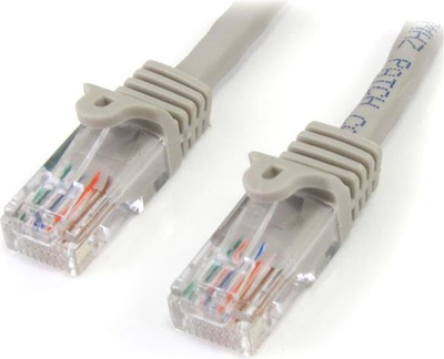 Kabllo rrjeti StarTech 45PAT1MGR, CAT5e, 1m, gri