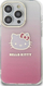 Маска за телефон Hello Kitty HKHCP13XHDGKEP, за iPhone 13 Pro Max 6.7", тврда маска IML, розова