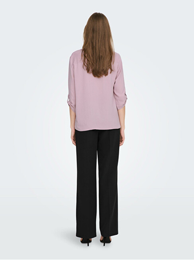 Блуза Jacqueline de Yong JDYDIVYA Loose Fit, розова