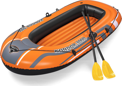 Varkë e fryrë Bestway Condor 3000, 232 x 115 cm, vinyl i qëndrueshëm, jeshile
