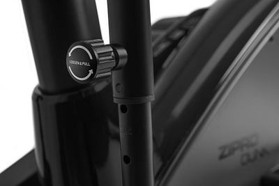 Biçikletë eliptike elektro-magnetike Zipro Dunk, iConsole +, e zezë / gjelbër