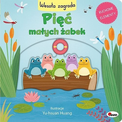 Libër për kalamaj Five Little Frogs Happy Farm, Yu hsuan Huang, AWM 2024