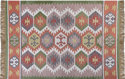 Tapet për jashtë SAHBAZ, 160 x 230 cm, me motive etnike, shumëngjyrësh