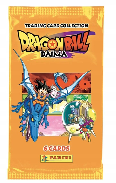 Paketë kartash Panini Dragon Ball Daima, 6 karta, për koleksion