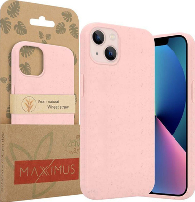 Mbrojtëse telefoni MX Eco Samsung Galaxy S22 Plus, TPU i biodegradueshëm, kashtë gruri, rozë