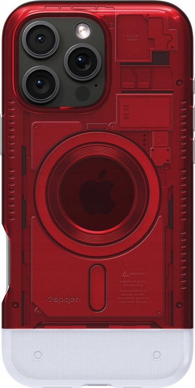 Mbështjellëse telefoni Spigen Classic C1 MagFit, për iPhone 16, 6.3", transparente jeshile