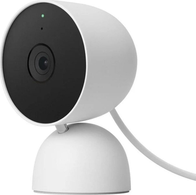Камера за безбедност Google Nest Cam, Full HD, со кабел, бела