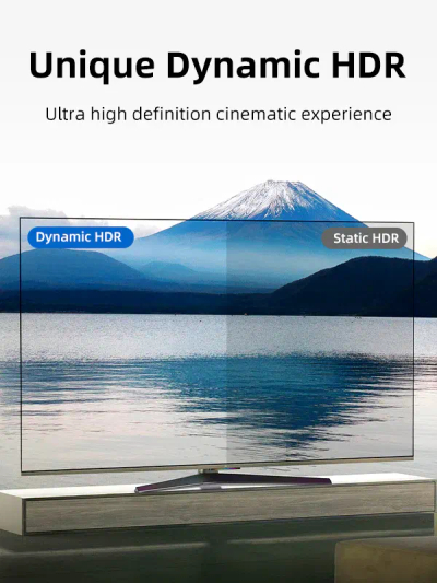 Kabllo HDMI CABLETIME 2.1, 1m, 48Gbps 8K, e zezë