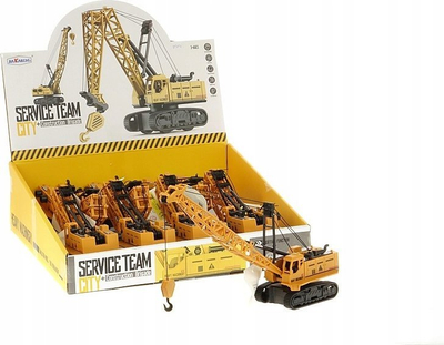 Lodër vinç Jakks Pacific Crane 549852 Adar, me zinxhirë, krah që lëviz, portokalli