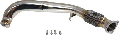 Downpipe TurboWorks UP Pipe Porsche Panamera 971 3.0T, çelik inox, me Heat Shield