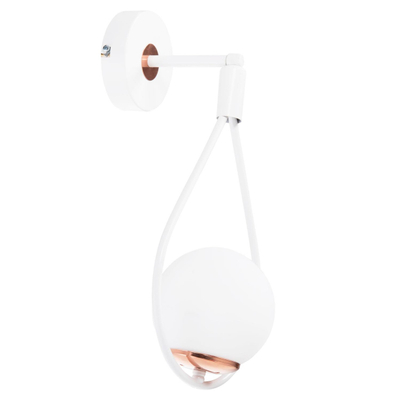 Llambë muri Hanging Drop 22×20×43 Hcm (HM7640.03), bardhë
