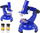 Set lodër teleskop dhe mikroskop Science Set, 2 në 1, 20x 30x 40x, blu