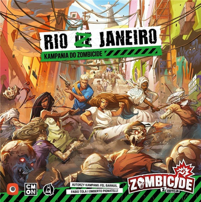Zgjerim loje Portal Games Zombicide 2 Rio Z Janeiro, 6 Survivors, 10 misione, shumëngjyrësh
