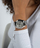 Orë dore për femra Guess Cubed GW0606L1, e argjendtë