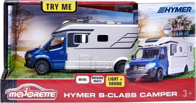 Kamper lodër Majorette Grand Hymer B-Class, 19cm, metal, shumëngjyrësh