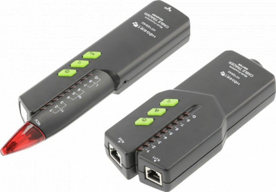 Detektor kabllosh Högert Technik HT1E640, për RJ45 dhe RJ11