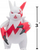 Figurë lojrash Pokémon Zangoose, 3\", për beteja, shumëngjyrëshe